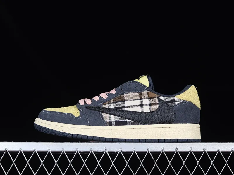 All categories Air Jordan Jordan series basketball shoes Air Jordan 1 Low Travis Scott x Jordan 1 Low AJ 1 OG Barb Anti-Hook Ghostface Low CQ4277-618